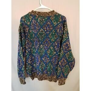 McGreagor; Mens pullover sweater Blue, green, dark gray